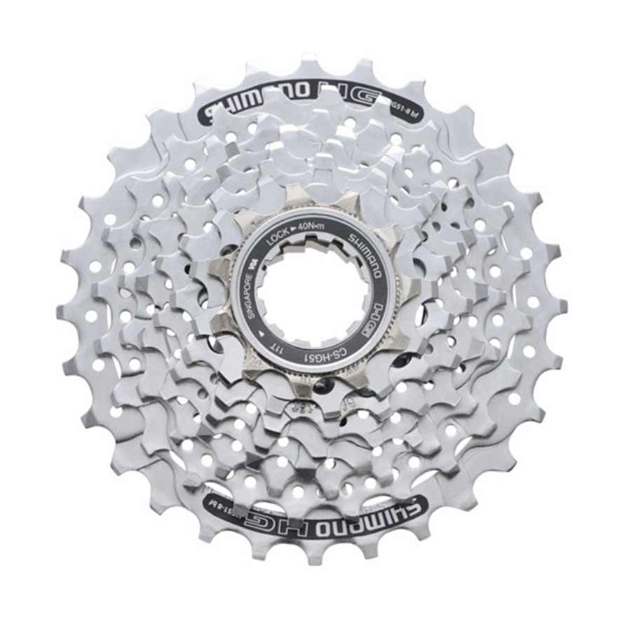 Cassette Sprocket, CS-HG51, 8sp, 11-30T, 11-13-15-17-20-23-26-30, (SHIMANO)