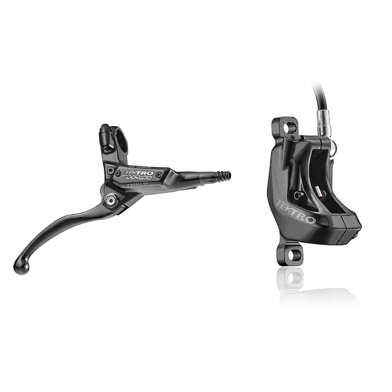 TEKTRO, Dorado, HD-E730 Hydraulic Brakes system, Left/Front, Compatible with Front Loader Cargo Bikes Cut-Off Compatible.