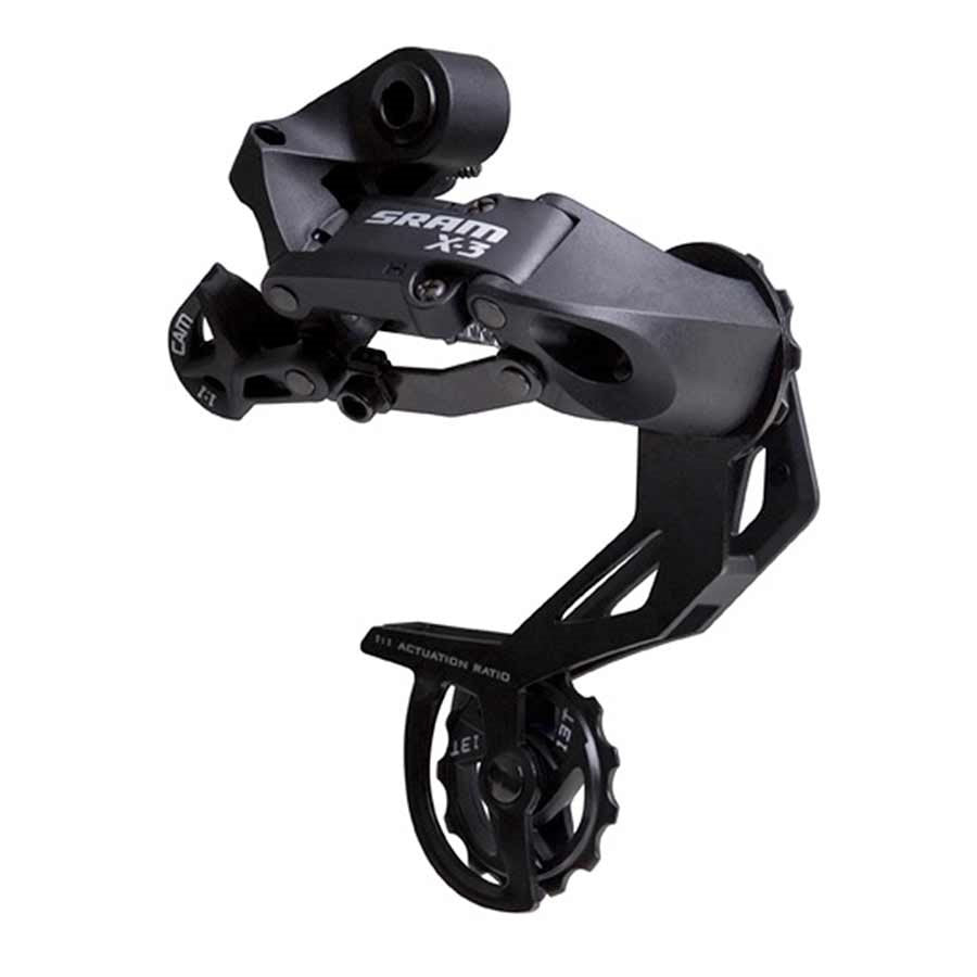 SRAM, Rear derailleur, X3, 7/8/9sp, Long cage, Black
