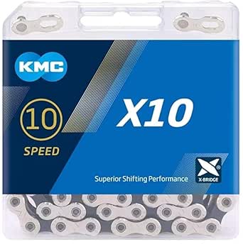 KMC, X10 GY/GY, Chain, 10 Speed, 5.88mm, 116 Links