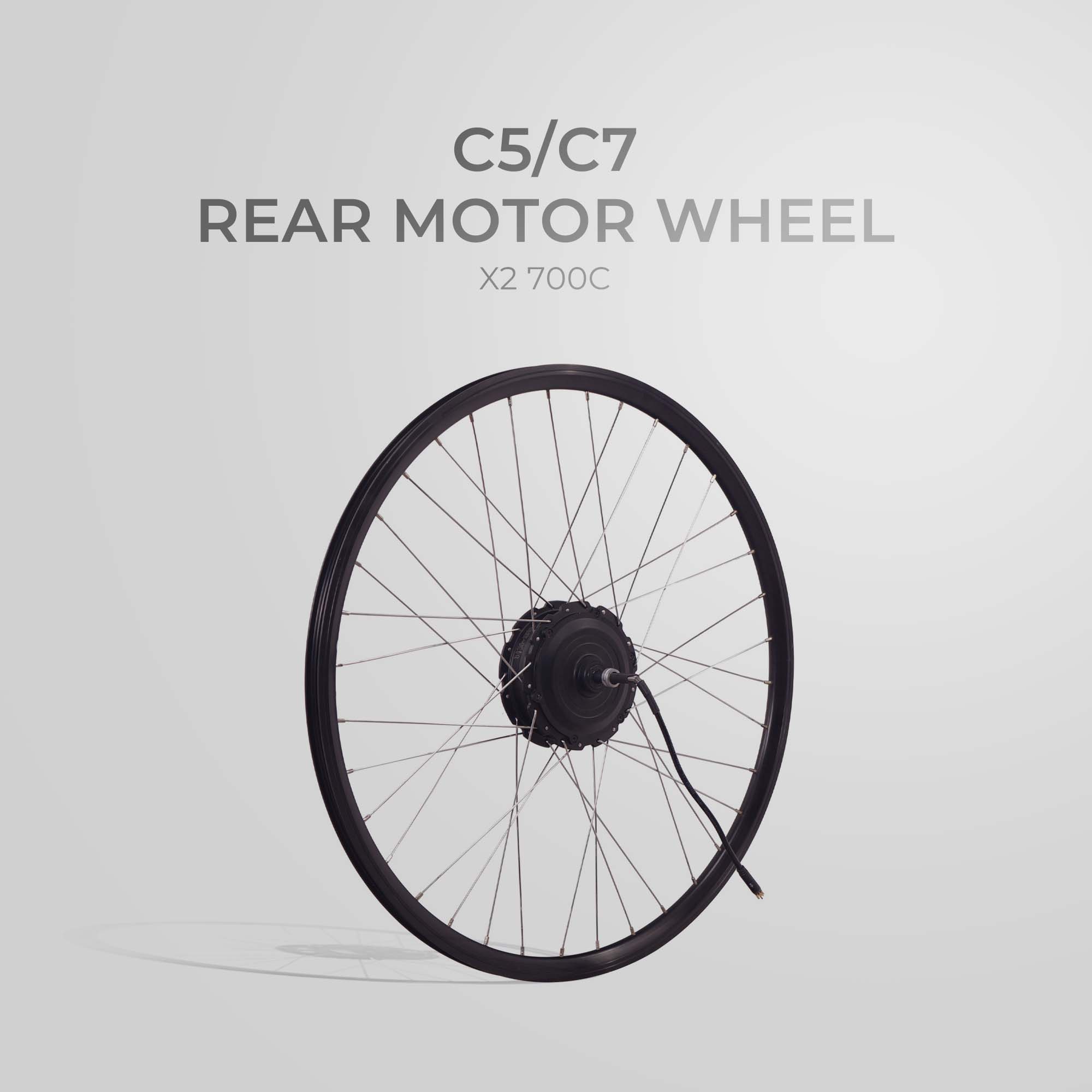 REAR MOTOR WHEEL, - X2 700C - NCM C5/C7