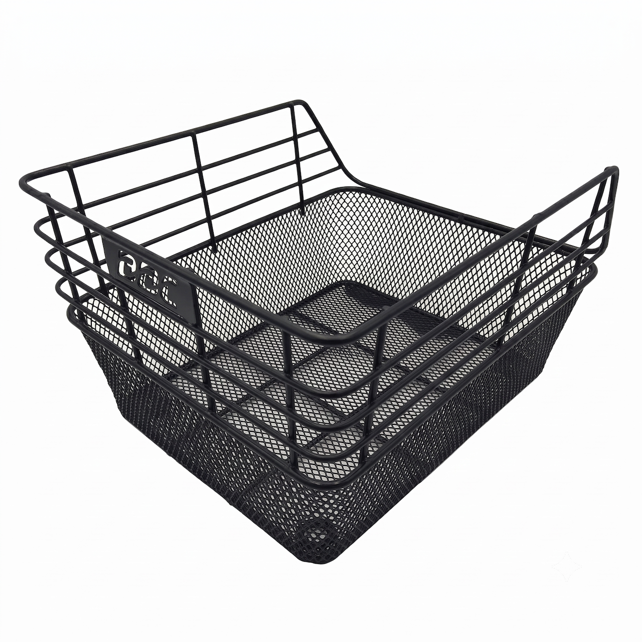 BBC Rear carrier Top Mount Basket - black steel mesh