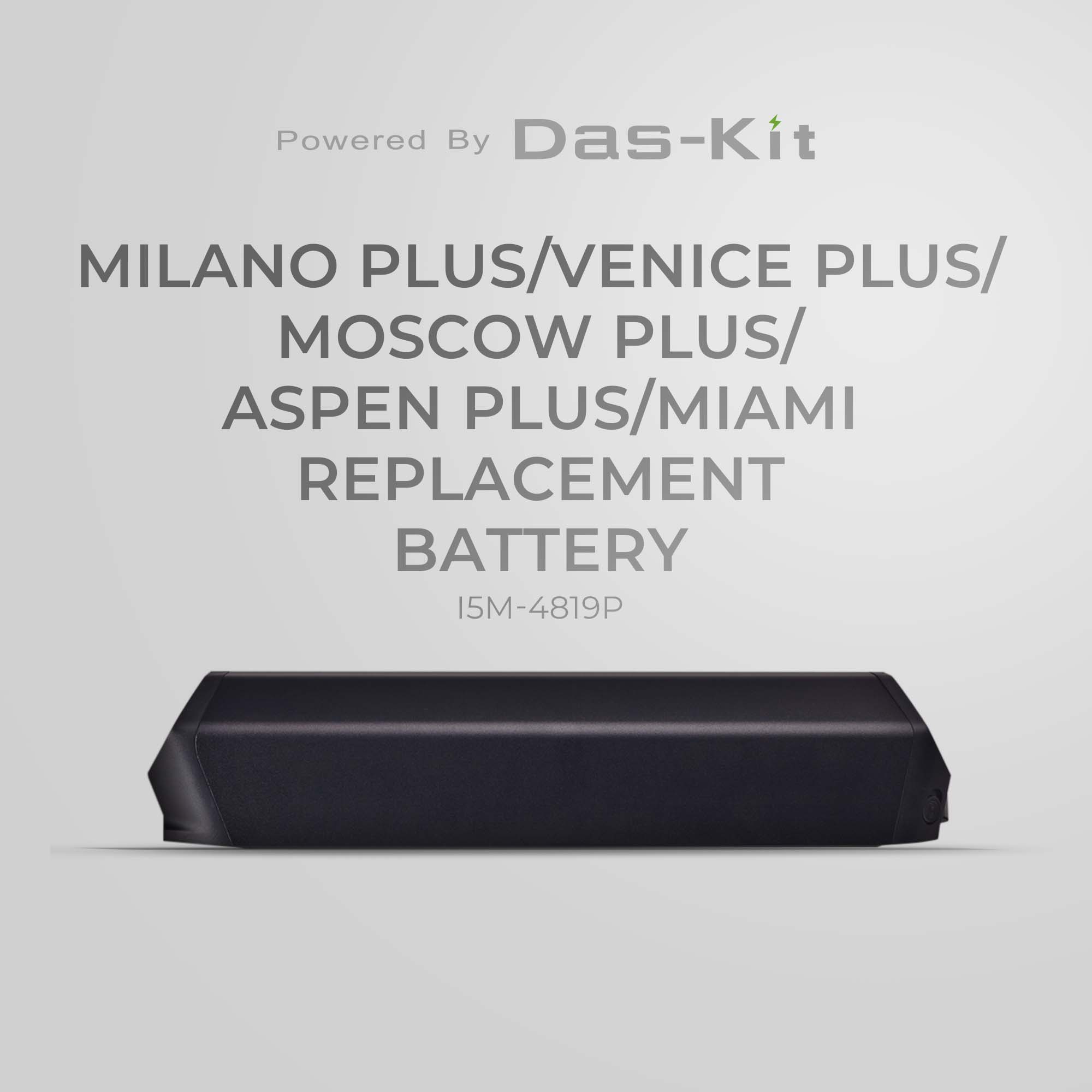 BATTERY, I5M, 48V 19AH/21AH, For NCM MILANO PLUS /VENICE PLUS/MOSCOW PLUS/ASPEN PLUS/MIAMI, ET T720/T1000