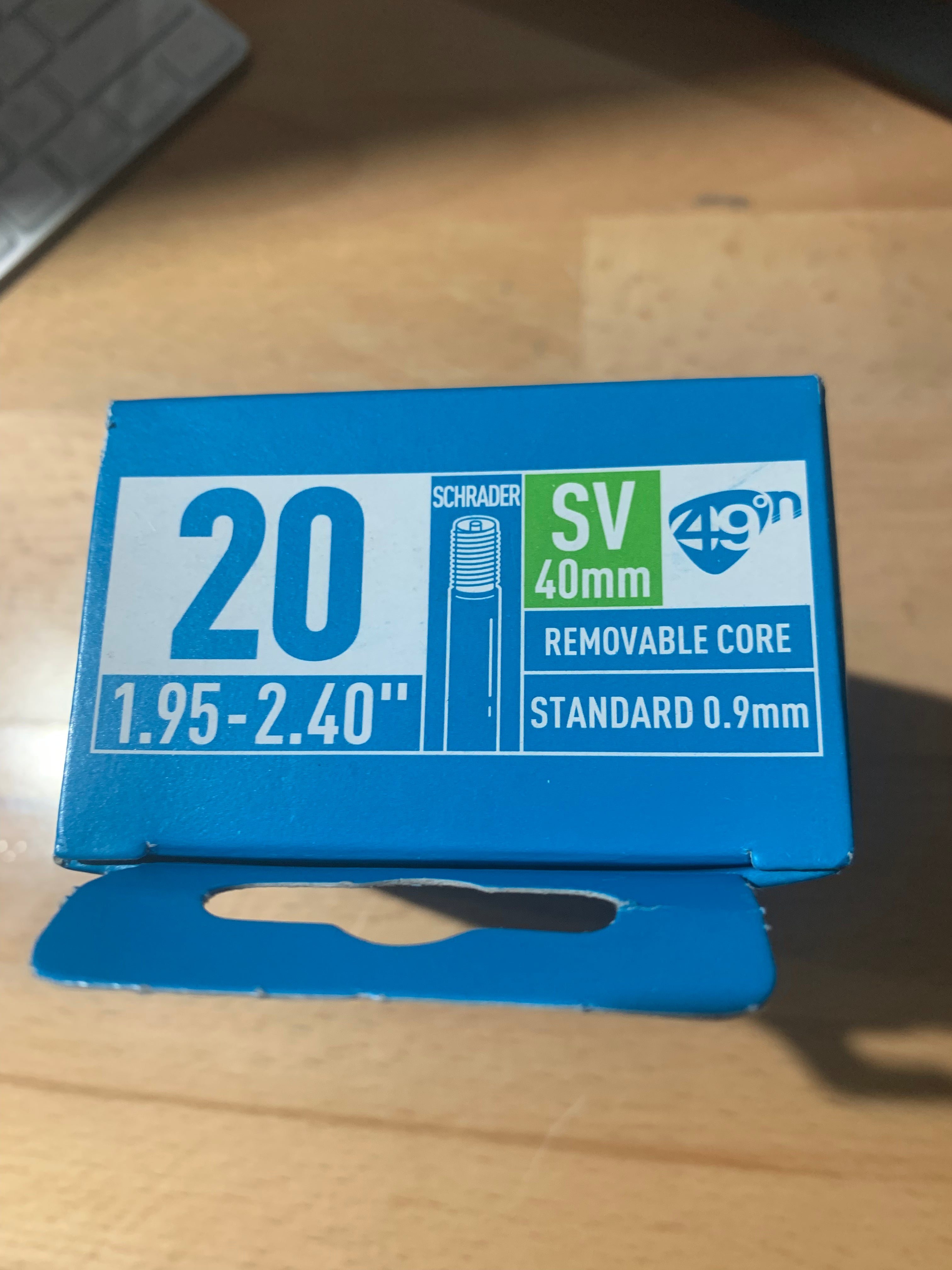 TUBE, INNER TUBE, 49N 20X1.95X2.40" (SCHRADER)