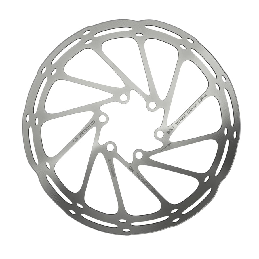 Disc brake rotor, 180mm, ISO 6B, (SRAM)