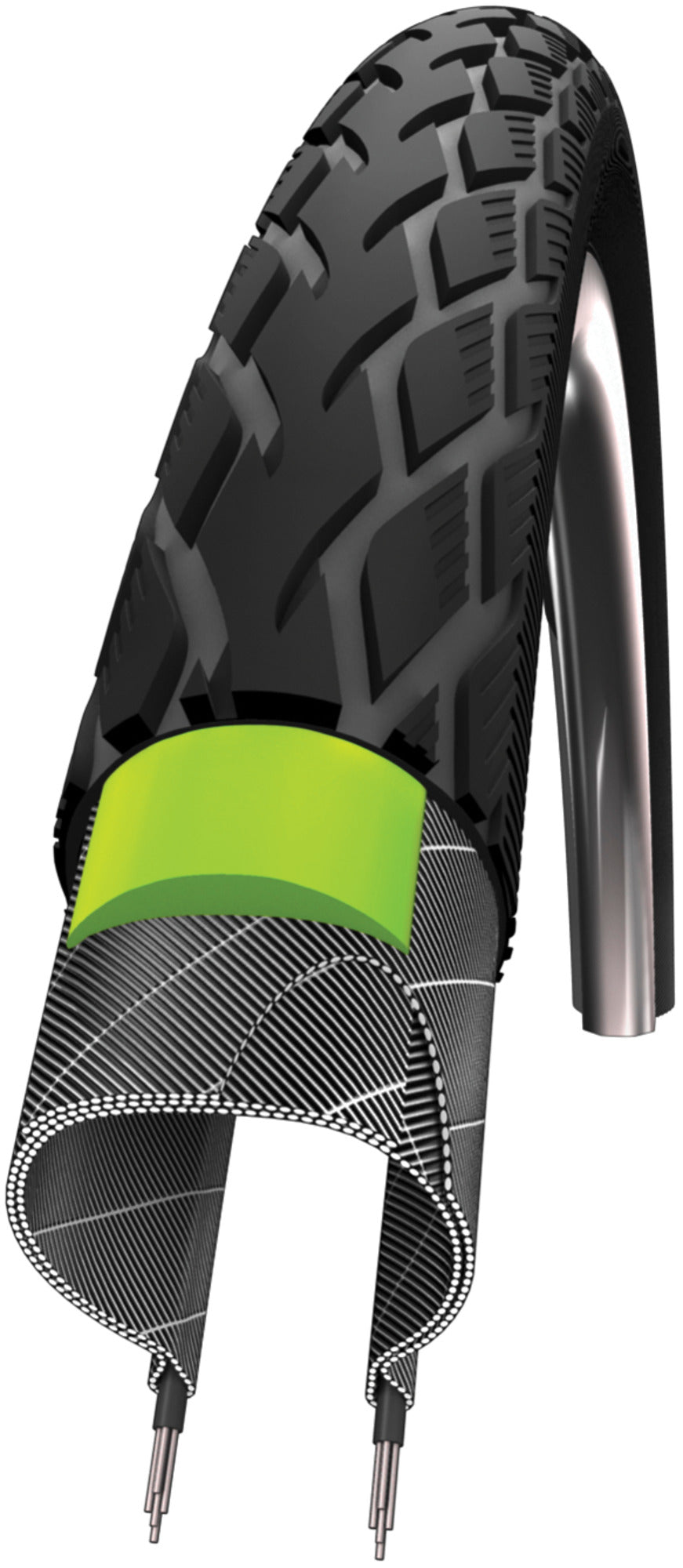 SCHWALBE, MARATHON TIRE BIKE, Clincher GreenGuard