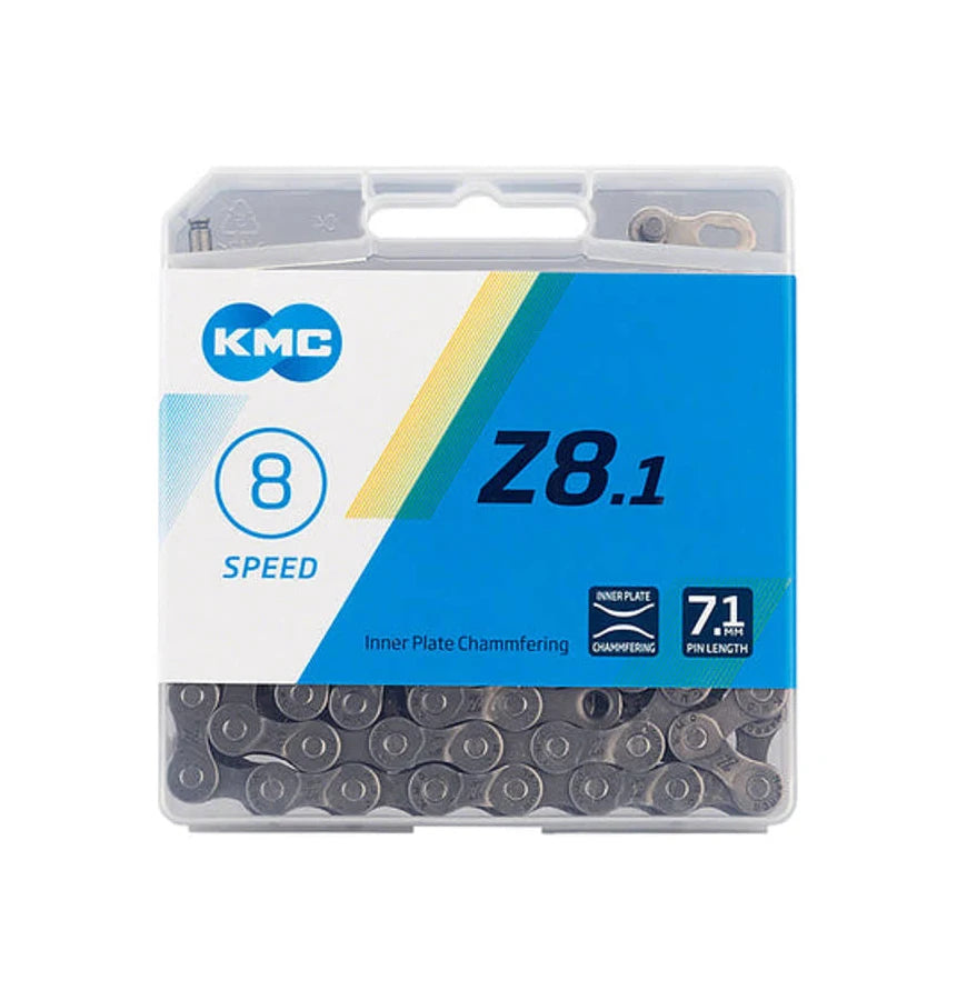 KMC, Z8.1 Rustbuster, Chain, 8 Speed, 7.1mm, Links: 116, Silver