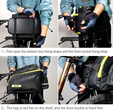 Rhinowalk, Trunk Bag, Bike Pannier Bag/RK19666