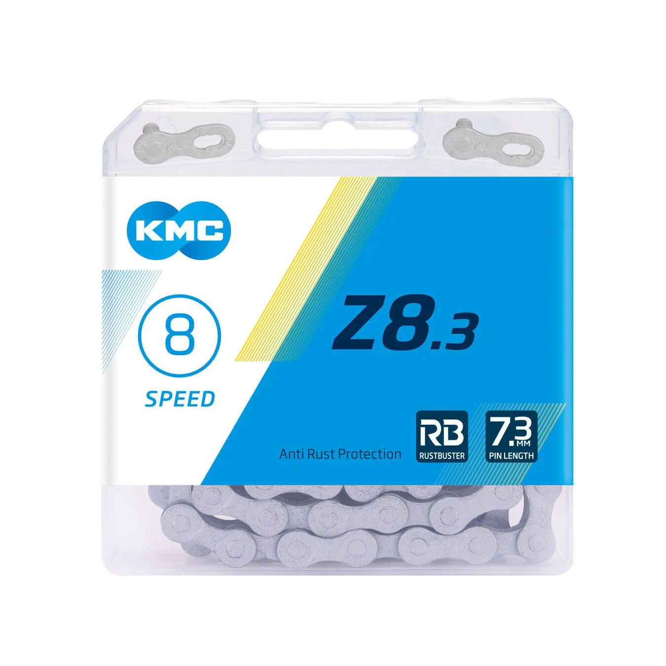 KMC, Z8.3 RB, Chain, 8 Speed, 7.3mm, Links: 116, Rustbuster