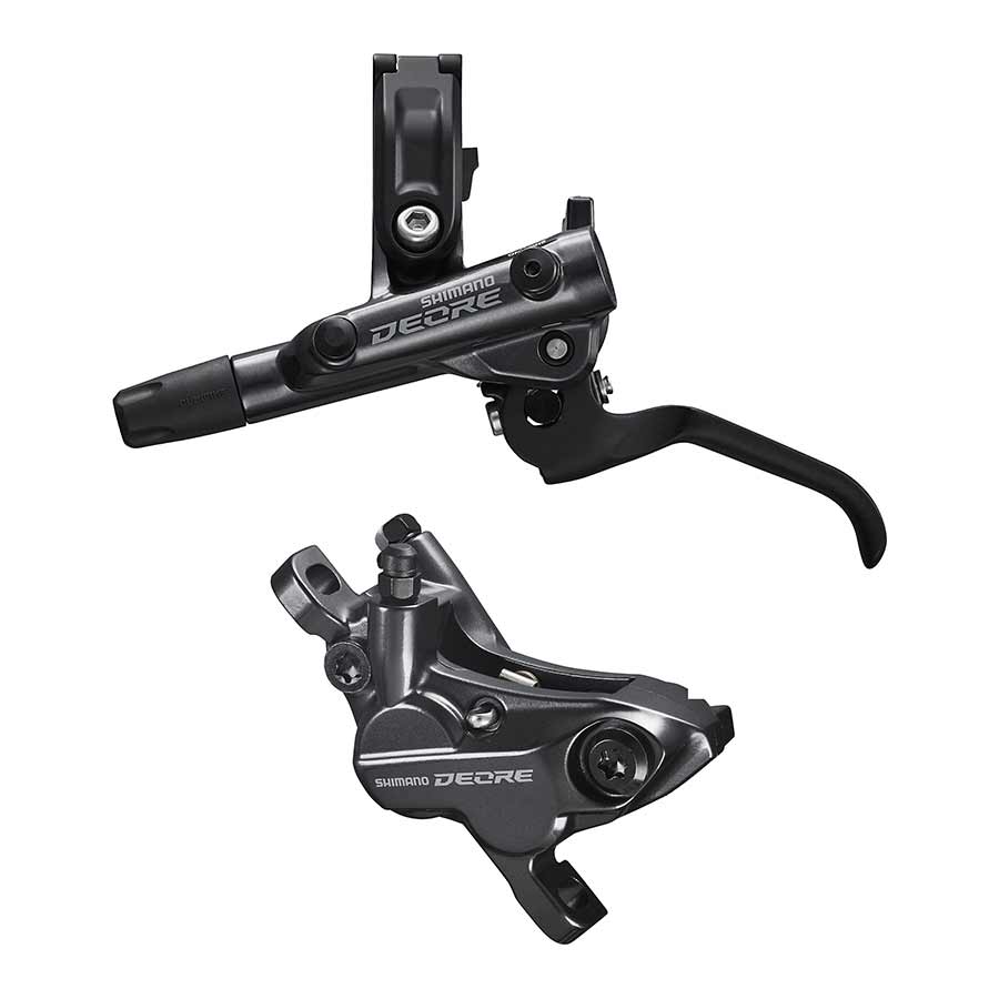 SHIMANO, USED Deore BL-M6100 / BR-M6120, MTB Hydraulic Disc Brake, Front, Post mount, Disc: Not included