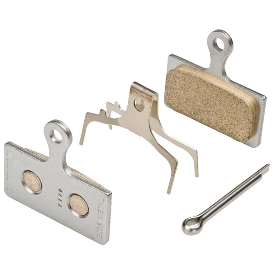 SHIMANO, G-Type, Disc Brake Pads, Shape: Shimano G-Type/F-Type/J-Type, Metallic, Pair, IBPG04SMXA