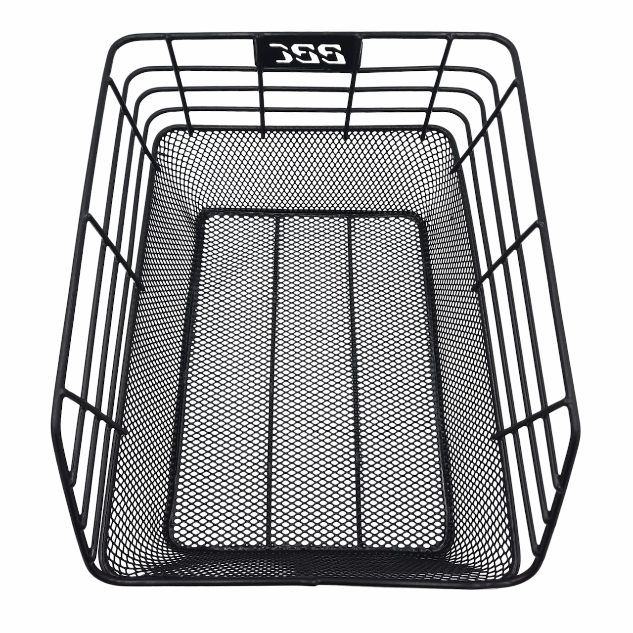 BBC Rear carrier Top Mount Basket - black steel mesh