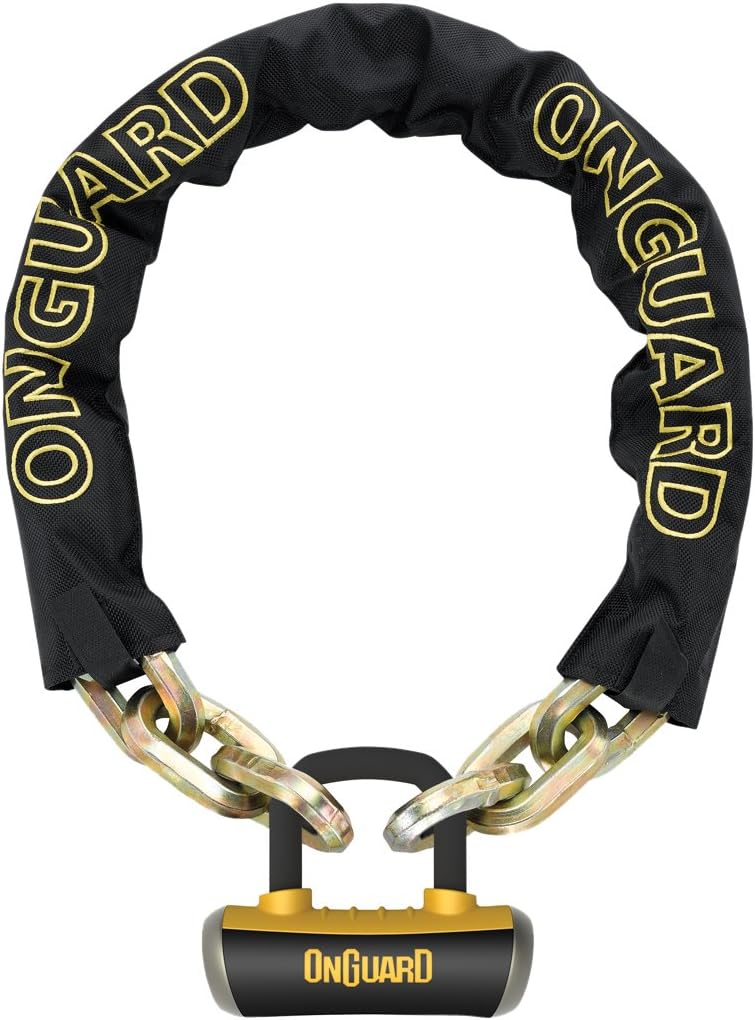 OnGuard, Mastiff 8019, Chain Lock, Key, 10mm, 110cm, Black