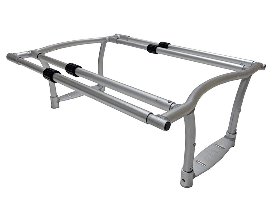 Yuba, Adjustable Monkey Bars, 360 support and safety for passengers on the back of all longtail models