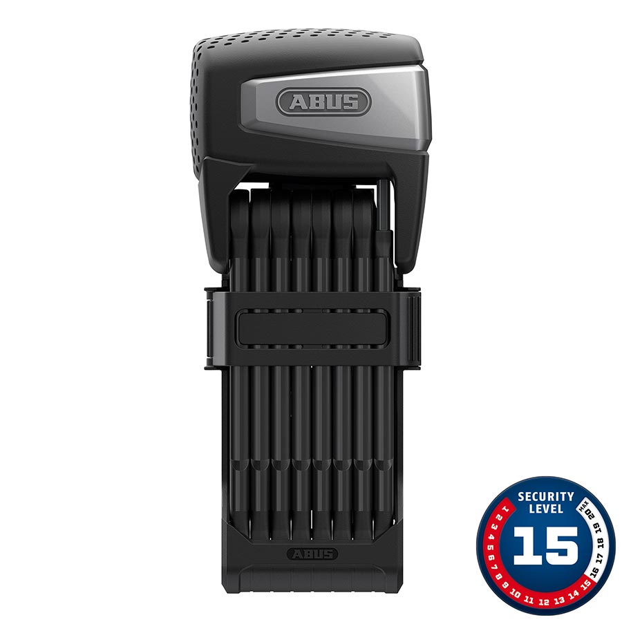 Abus, Bordo Smart X 6500A, Folding Lock, Smart, 110cm, 5mm, Black