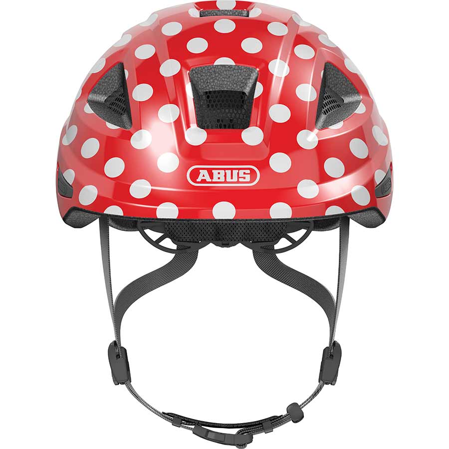 Abus, Anuky 2.0, Helmet, Red Spots, M, 52 - 57cm