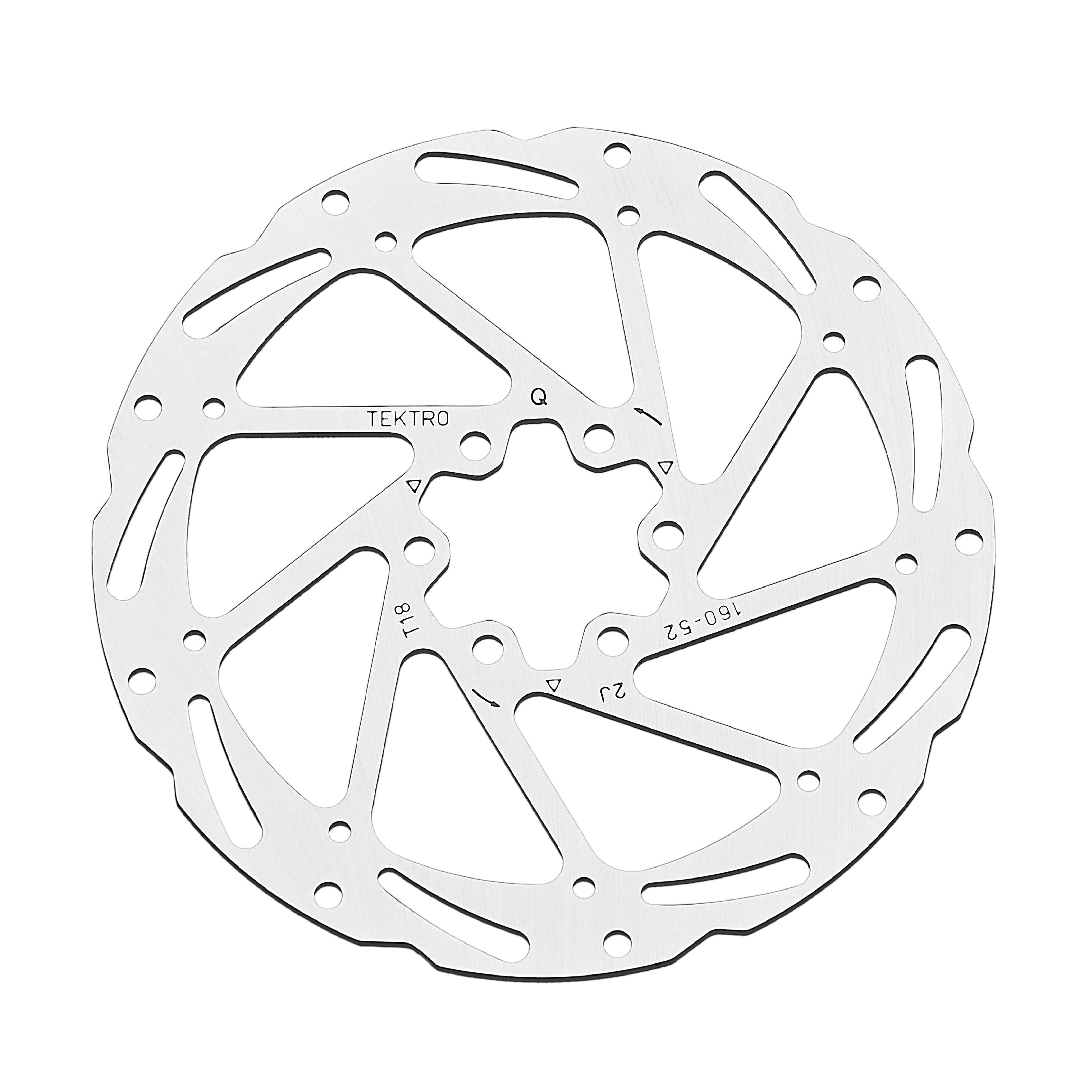 TEKTRO, Disc Brake, TR-52, 6-Bolt Rotor, 1.8MM - 203MM