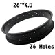 Electric Fat Bike RIM 26inch 36 Holes for Ebike Electric Conversion Kit Aluminum Alloy Material Snow Bicycle Accessories