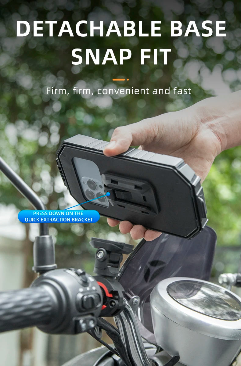 ROCKBROS Bike Phone Bag Waterproof Bicycle 6.7 Inch Phone Bag Touchscreen