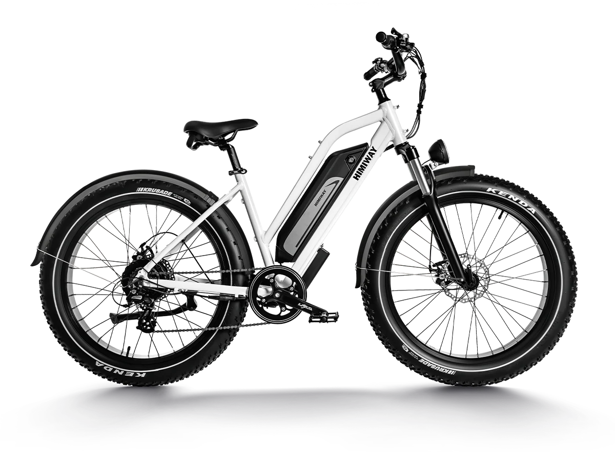 Himiway Cruiser Step Through Long Range Fat Tire Electric Bike