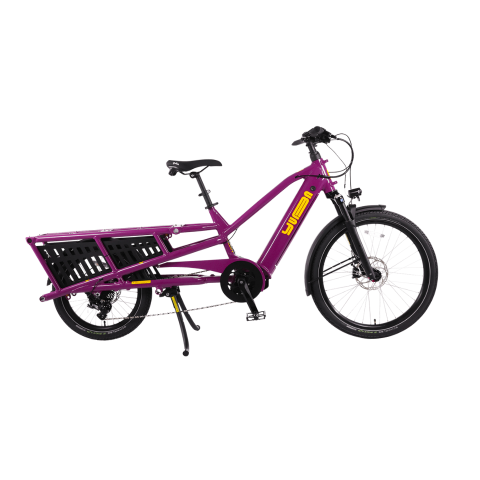 Yuba, Spicy Curry V4, Longtail Electric Cargo Bike