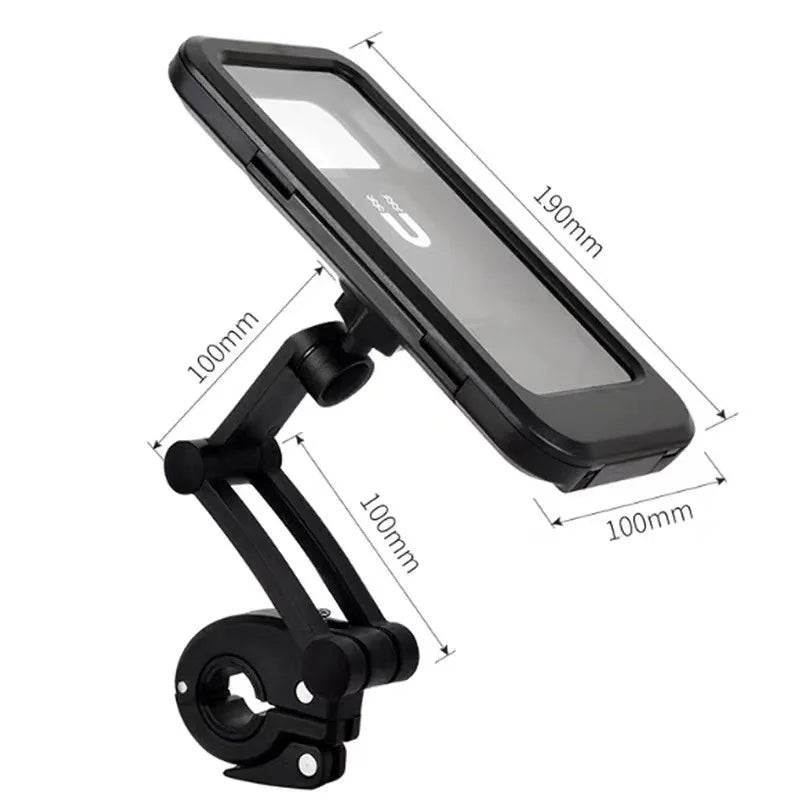 Waterproof Bike Mobile Phone Holder, Support Universal 360° free rotation