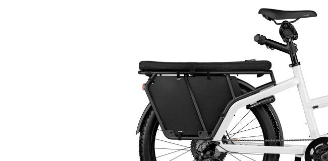 Passenger Kit (Handlebar, Foot Rests, Cushion, Wheel Guards, Double Leg Kickstands) for R&M Multicharger2 Mixte GT Cargo eBike  (pre-order aprox. 30 days wait time)