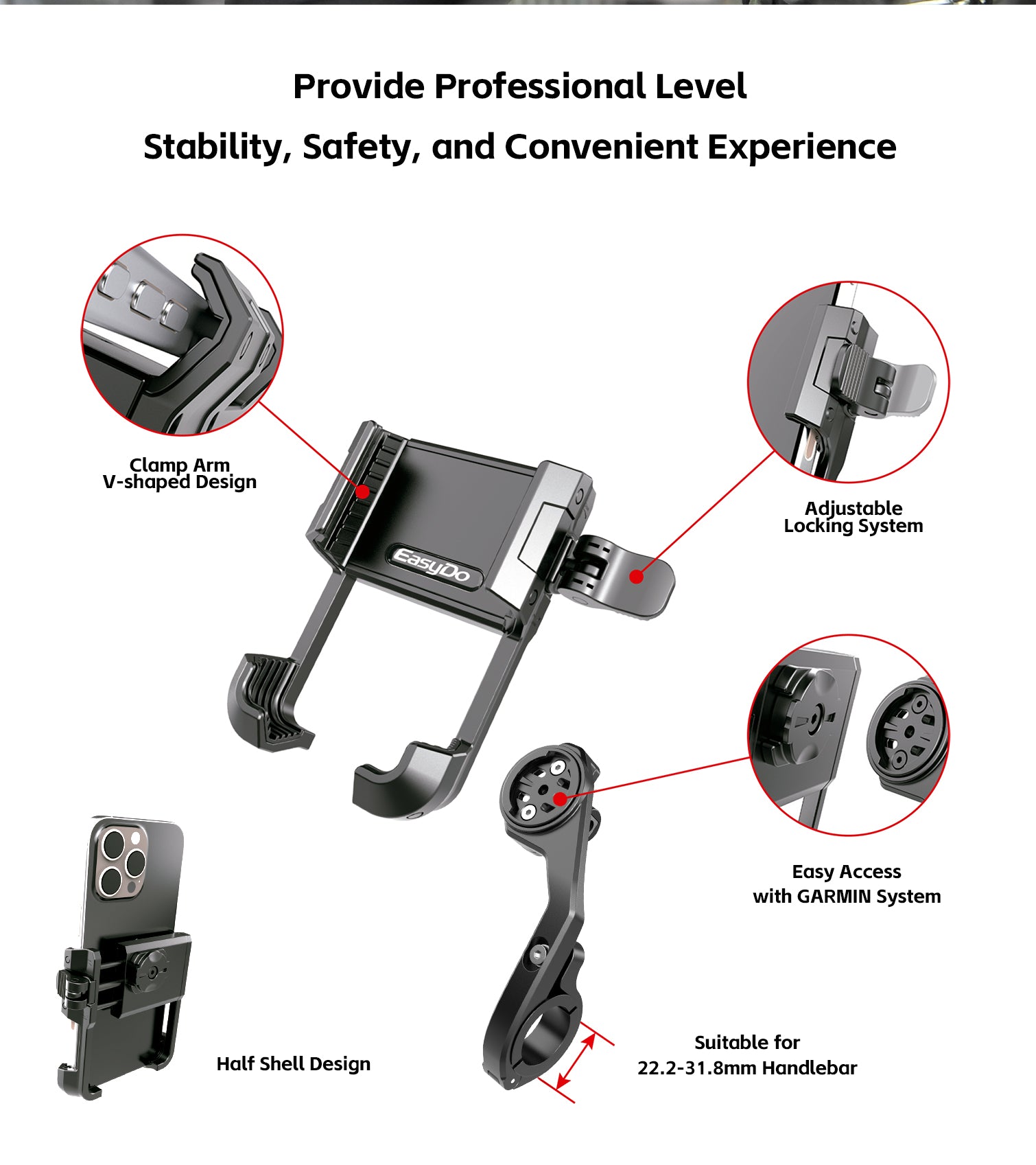 EasyDo XPLUS, Phone Holder