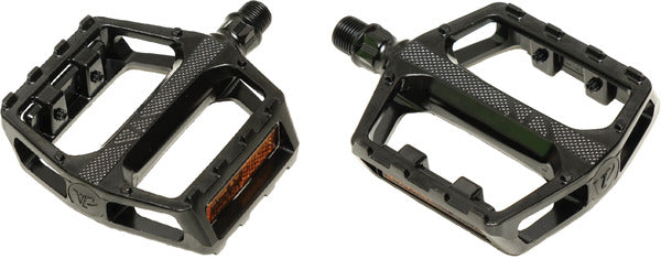 49N, Black Pedals, Alloy MTB, 9/16"