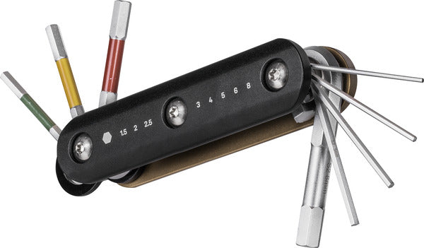TOPEAK, HEX COMBO HEAVY DUTY MULTI-TOOL, 8 TOOL