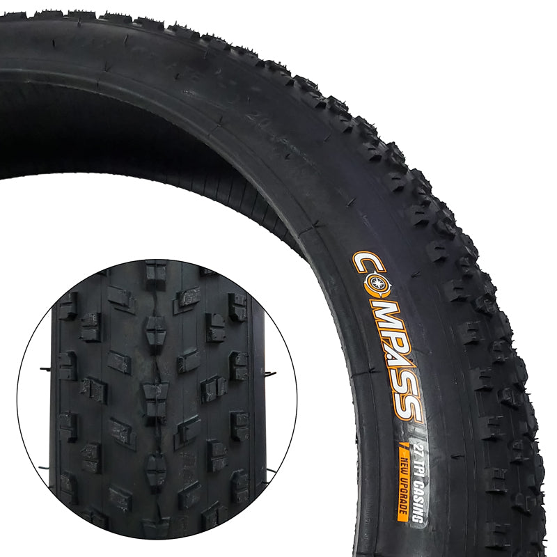 COMPASS TIRES 20", 24", 26" X 4.00