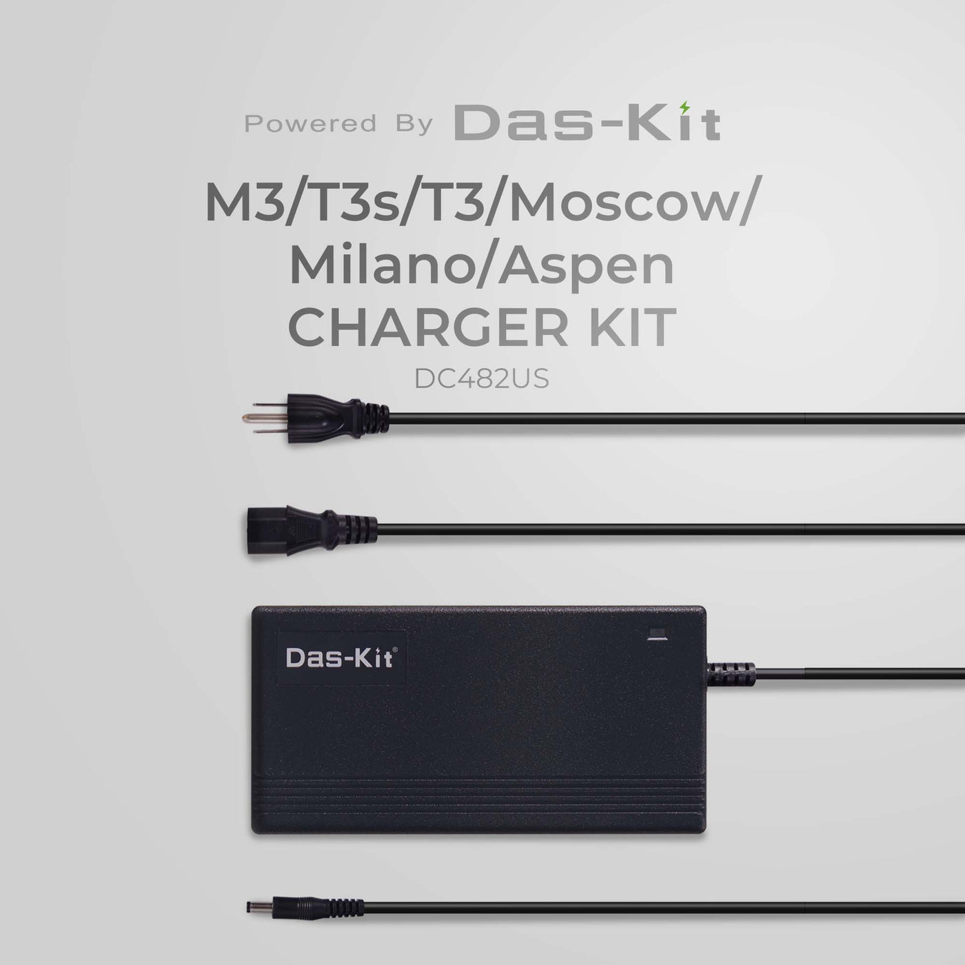 Charger Kit DC482US NCM M3/T3s/T3/Moscow/Milano/Aspen