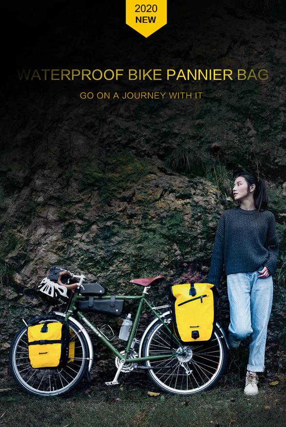 Rhinowalk 27L Pannier Bike Bag Waterproof Bicycle Pannier Bag -RK19662BN