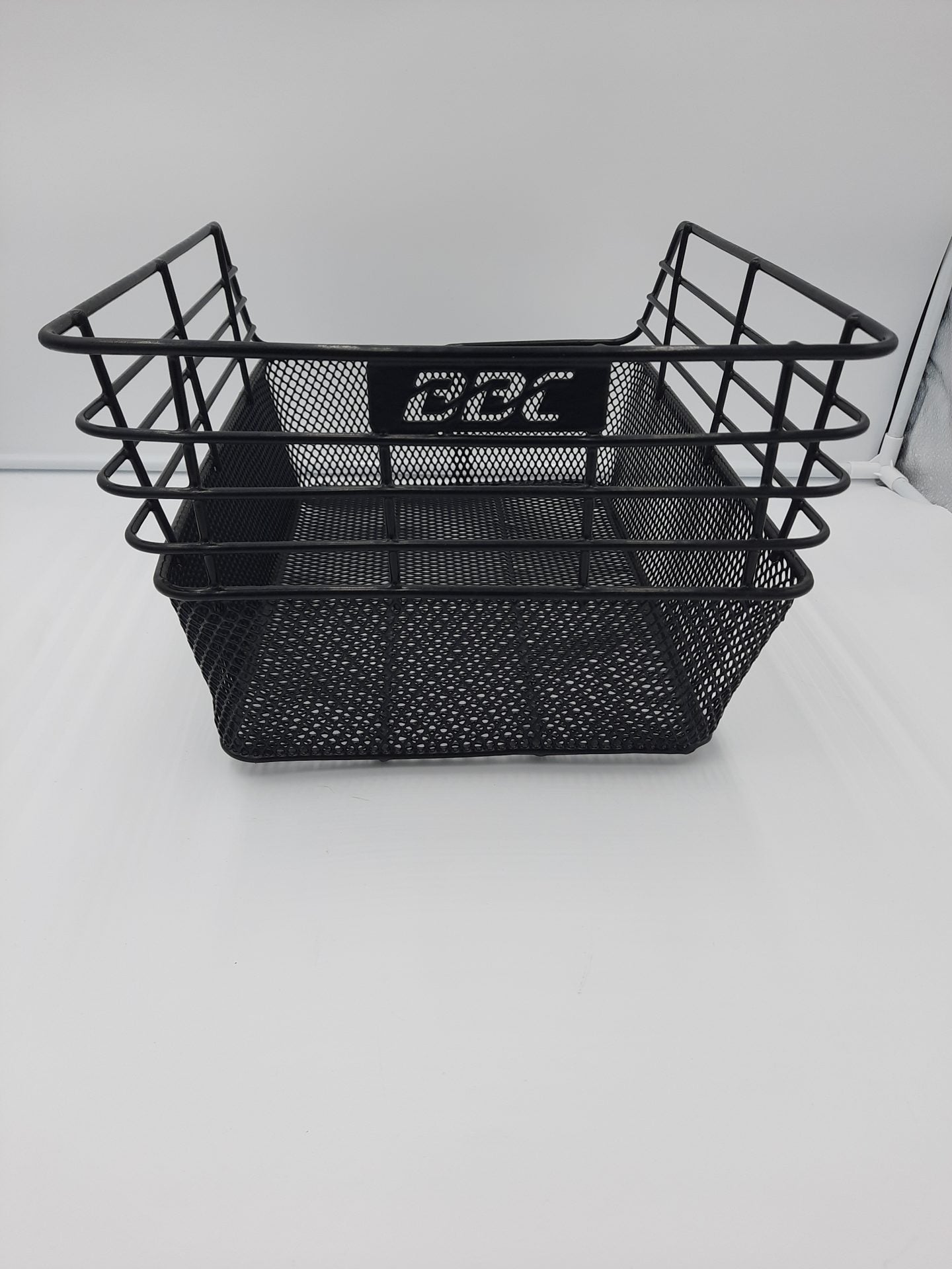 BBC Rear carrier Top Mount Basket - black steel mesh