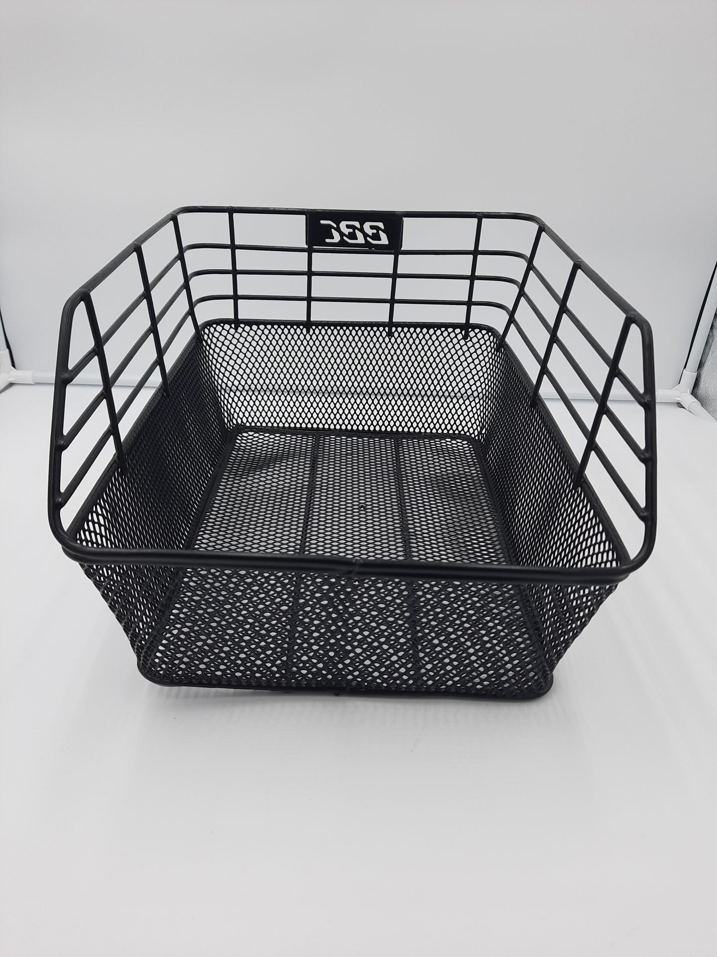 BBC Rear carrier Top Mount Basket - black steel mesh