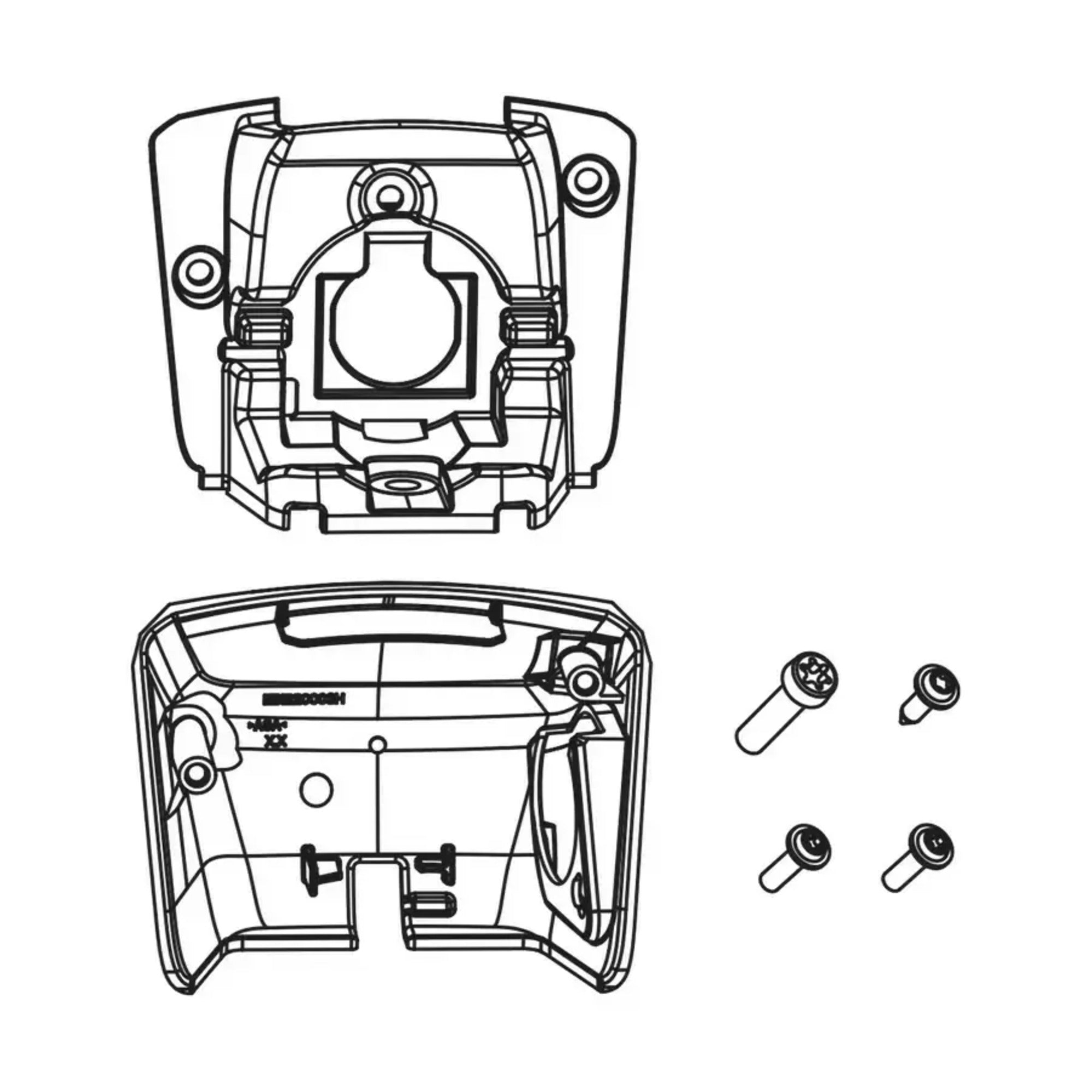 Powerpack Battery Support Bracket (Connector Side) Bad1