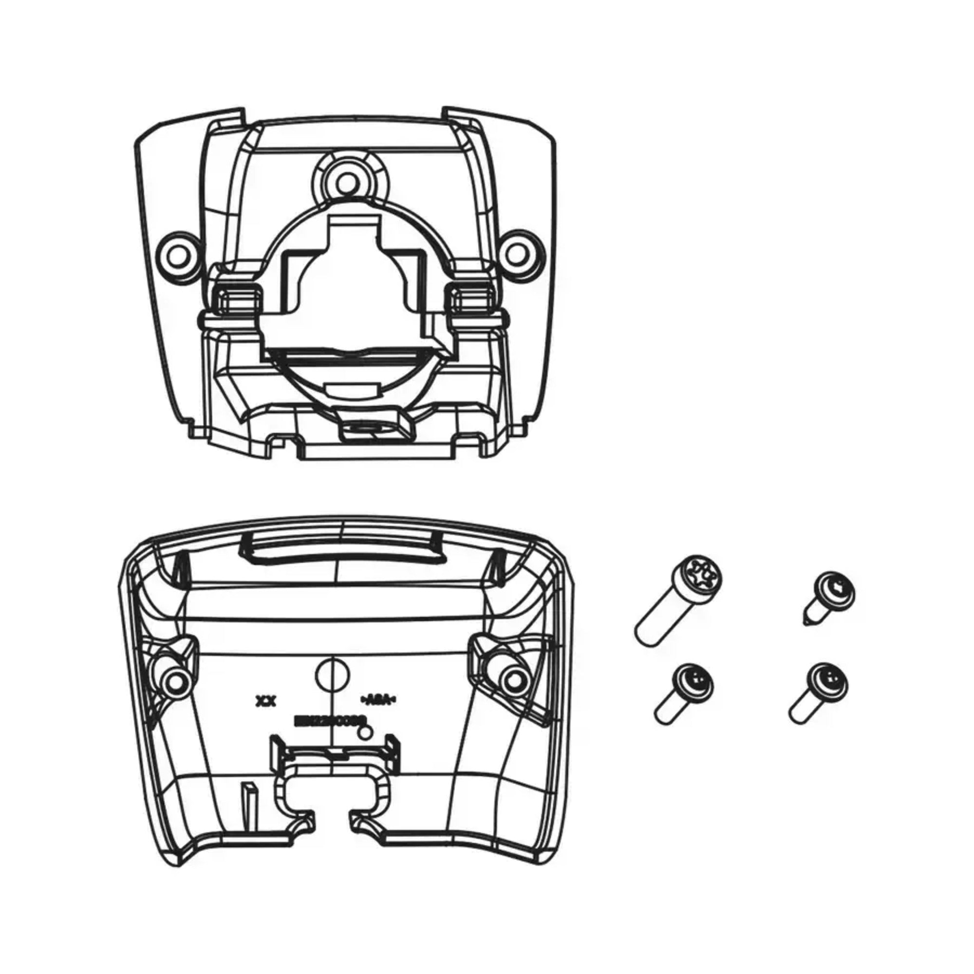 Powerpack Battery Support Bracket (Connector Side) Bad2